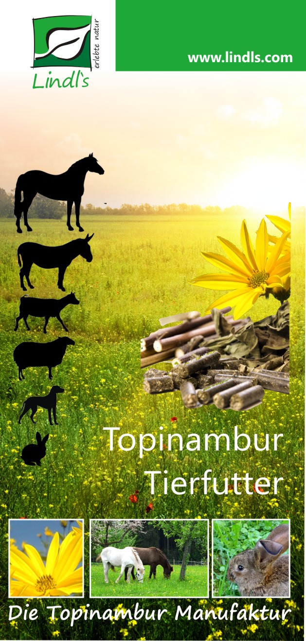 Topinambur Tierfutter Flyer