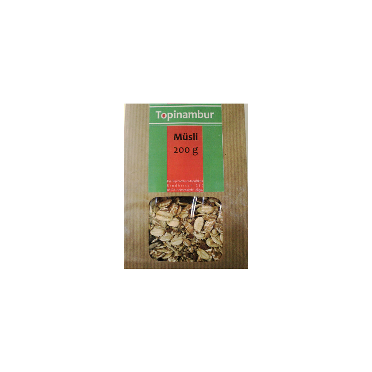 Jerusalem artichokes muesli (375g) organic