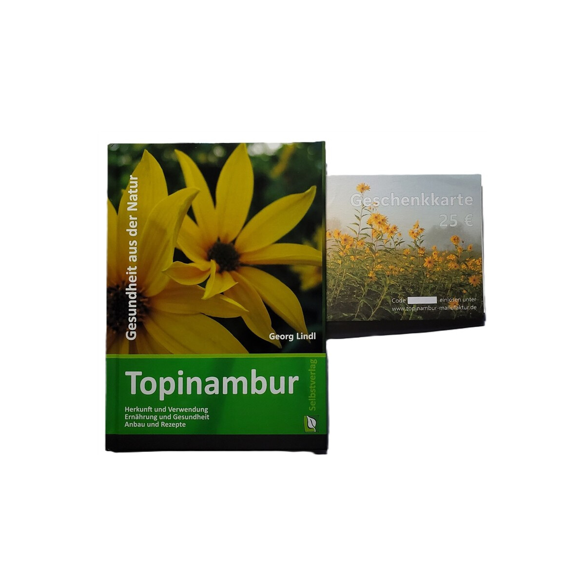 Geschenk Set: Buch & Gutschein