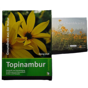 Geschenk Set: Buch & Gutschein