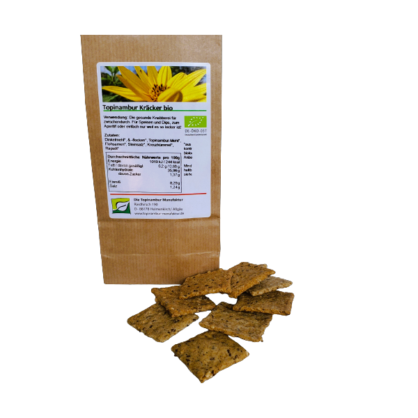 Jerusalem artichoke crackers organic