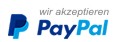 wir akzeptieren PayPal