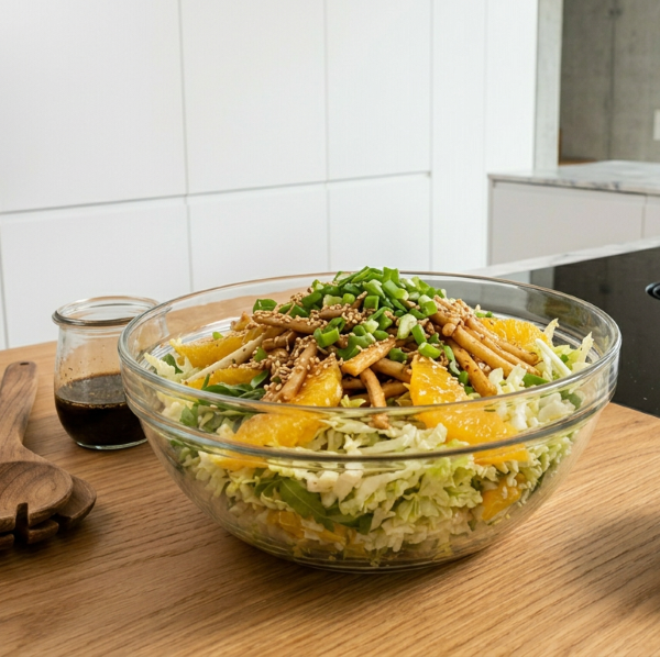 Chinesischer Salat und Topinambur